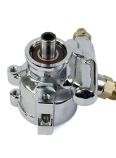Top Street Performance Power Steering Pump; GM Type 2 (Saginaw TC Series); Chrome                                     - JM2010C - Image 2