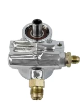 Top Street Performance Power Steering Pump; GM Type 2 (Saginaw TC Series); Chrome                                     - JM2010C - Image 2
