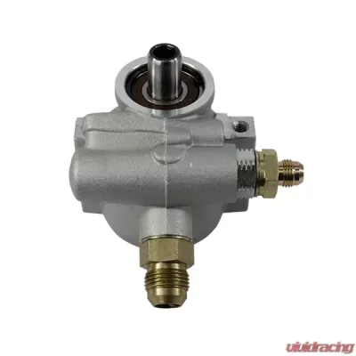 Top Street Performance Power Steering Pump; GM Type 2 (Saginaw TC Series); Satin - JM2010