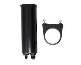 Top Street Performance Remote Power Steering Reservoir, Black Aluminum