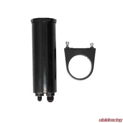 Top Street Performance Remote Power Steering Reservoir, Black Aluminum - JM2012BK