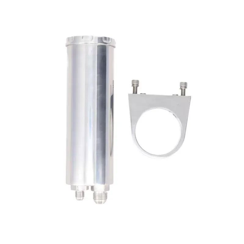 Top Street Performance Remote Power Steering Reservoir, Polished Aluminum - JM2012P
