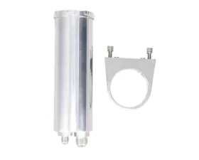 Top Street Performance Remote Power Steering Reservoir, Polished Aluminum