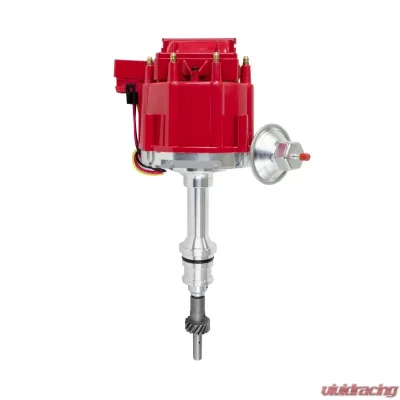 Top Street Performance HEI Distributor; Ford 5.0L V8 EFI to Carb Conversion; Red - JM6502-5R