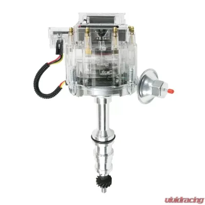 Top Street Performance HEI Distributor; Ford FE V8 (330; 361; 391) HD Trucks with 5/16" Shaft; Clear - JM6508-5CL