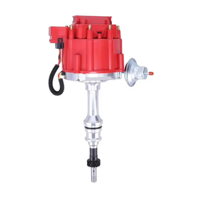 Top Street Performance HEI Distributor; Ford 351W V8 EFI to Carb Conversion; Red - JM6510-5R