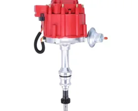 Top Street Performance HEI Distributor; Ford 351W V8 EFI to Carb Conversion; Red