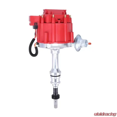 Top Street Performance HEI Distributor; Ford 351W V8 EFI to Carb Conversion; Red - JM6510-5R