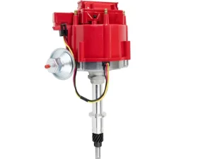 Top Street Performance HEI Distributor; AMC/Jeep Inline 6 (232; 258); Red