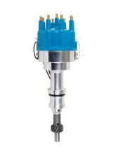 Top Street Performance Pro Billet Distributor; Ford 351W; Blue                                     - JM6610BL - Image 3