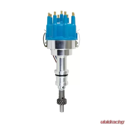 Top Street Performance Pro Billet Distributor; Ford 351W; Blue - JM6610BL