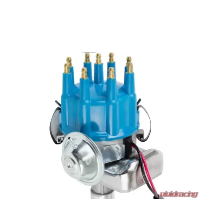 Top Street Performance Ready to Run Distributor; Ford BB (370-460);351C;400;351M V8; Blue - JM6706BL