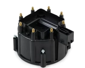 Top Street Performance HEI Distributor Cap; 8 Cylinder Male; Black