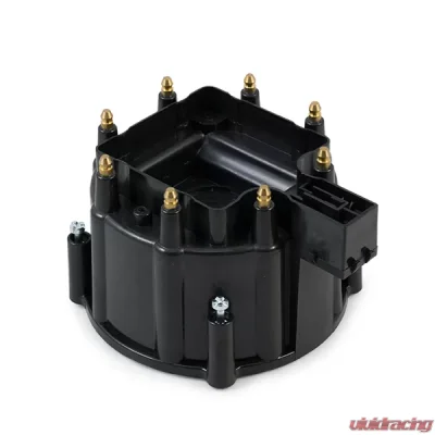 Top Street Performance HEI Distributor Cap; 8 Cylinder Male; Black - JM6904BK