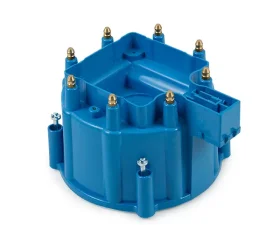 Top Street Performance HEI Distributor Cap; 8 Cylinder Male; Blue