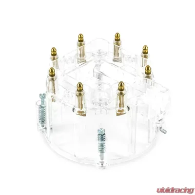 Top Street Performance HEI Distributor Cap; 8 Cylinder Male; Clear - JM6904CL