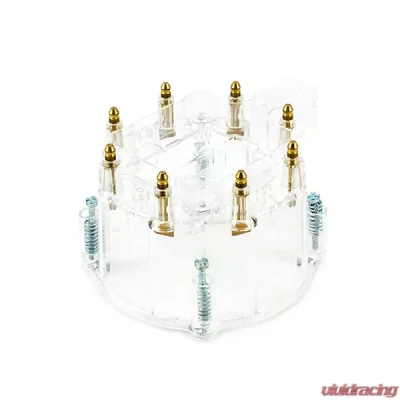 Top Street Performance HEI Distributor Cap; 8 Cylinder Male; Clear - JM6904CL