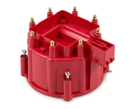 Top Street Performance HEI Distributor Cap; 8 Cylinder Male; Red