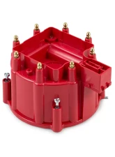 Top Street Performance HEI Distributor Cap; 8 Cylinder Male; Red                                     - JM6904R - Image 2