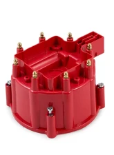 Top Street Performance HEI Distributor Cap; 8 Cylinder Male; Red                                     - JM6904R - Image 2