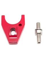 Top Street Performance Distributor Hold Down Clamp; Chevrolet V8; Red                                     - JM6926R - Image 2