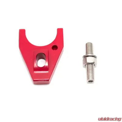 Top Street Performance Distributor Hold Down Clamp; Chevrolet V8; Red - JM6926R