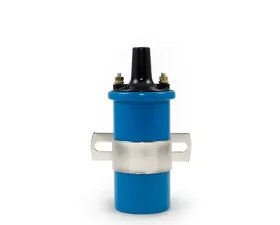 Top Street Performance Ignition Coil; Oil-Filled Canister Style; Female Socket; Blue