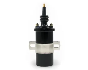 Top Street Performance Ignition Coil; Oil-Filled Canister Style; Male Socket; Black