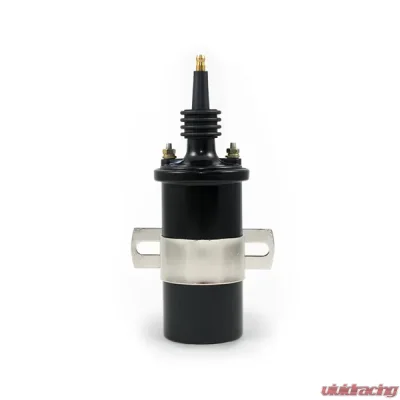 Top Street Performance Ignition Coil; Oil-Filled Canister Style; Male Socket; Black - JM6928BK