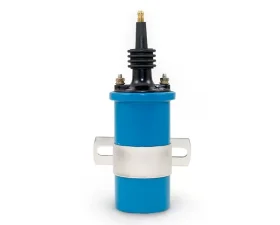 Top Street Performance Ignition Coil; Oil-Filled Canister Style; Male Socket; Blue