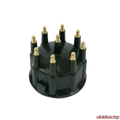 Top Street Performance Pro Billet & Ready to Run Distributor Cap and Rotor Kit; 8 Cyl Male; Black - JM6971BK