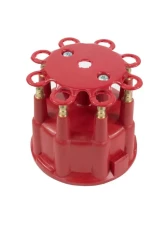 Top Street Performance Pro Billet & Ready to Run Distributor Cap and Rotor Kit; 8 Cyl Male; Red                                     - JM6971R - Image 2