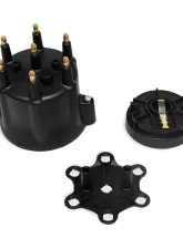 Top Street Performance Pro Series Distributor Cap and Rotor Kit; 6 Cylinder Male; Black                                     - JM6975BK - Image 2