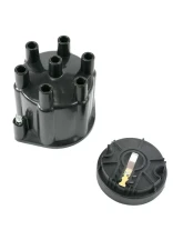 Top Street Performance Pro Series Distributor Cap and Rotor Kit; 6 Cylinder Female; Black                                     - JM6976BK - Image 2