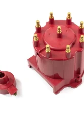 Top Street Performance GM EFI Distributor Cap and Rotor Kit; 8 Cylinder Male; Red                                     - JM6984R - Image 2