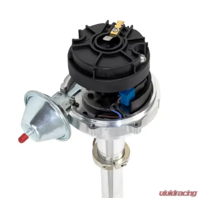 Top Street Performance Pro Series Pro Billet Distributor with Vac; Chevy SB/BB Gen 2 Mark IV V8; Black - JM7601-1BK