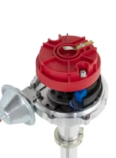 Top Street Performance Pro Series Pro Billet Distributor with Vac; Chevy SB & BB Gen 2 Mark IV V8; Red                                     - JM7601-1R - Image 2