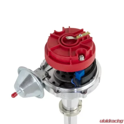 Top Street Performance Pro Series Pro Billet Distributor with Vac; Chevy SB & BB Gen 2 Mark IV V8; Red - JM7601-1R