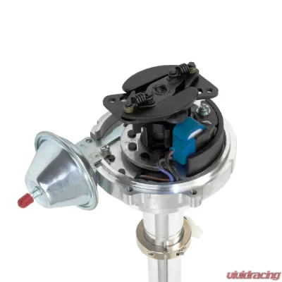 Top Street Performance Pro Series Pro Billet Distributor with Vac; Chevy SB & BB Gen 2 Mark IV V8; Red - JM7601-1R