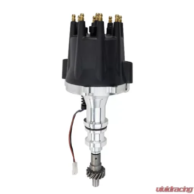 Top Street Performance Pro Series Pro Billet Distributor; Ford BB (370-460);351C;400;351M V8; Black - JM7606BK