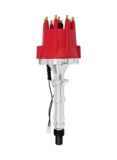 Top Street Performance Pro Series Pro Billet Distributor; Chevrolet BB Gen. 1 "W" (348; 409); Red Chevrolet                                     - JM7609R - Image 5