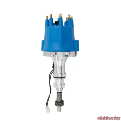 Top Street Performance Pro Series Pro Billet Distributor; Ford 351W; Blue - JM7610BL