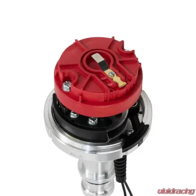 Top Street Performance Pro Series Pro Billet Distributor; Ford BB (370-460);351C;400;351M V8; Red - JM7606R