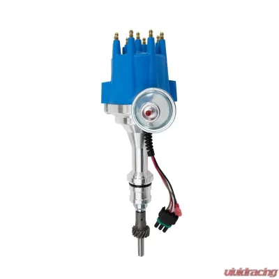 Top Street Performance Pro Series Ready to Run Distributor; Ford SB V8 (302) EFI to Carb; Blue - JM7702-5BL