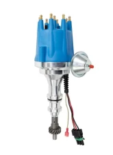 Top Street Performance Pro Series Ready to Run Distributor; Ford BB (370-460);351C;400;351M V8; Blue                                     - JM7706BL - Image 5