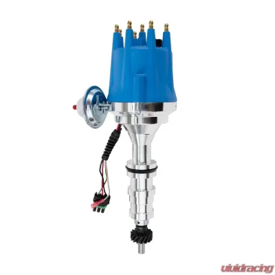 Top Street Performance Pro Series Ready to Run Distributor; Ford FE (330-428) Cars/Light Trucks; Blue - JM7708BL