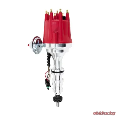 Top Street Performance Pro Series Ready to Run Distributor; Ford FE (330-428) Cars/Light Trucks; Red - JM7708R