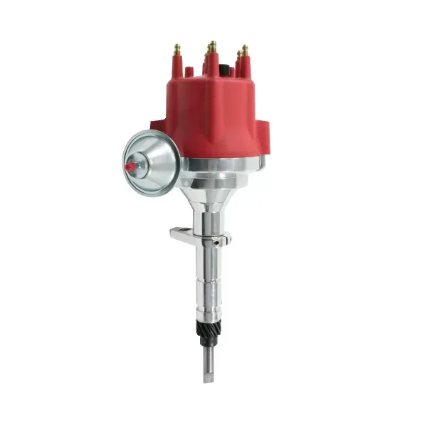 Top Street Performance Pro Series Ready to Run Distributor; Chevy L6 (Early Model); Red - JM7716R