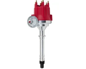 Top Street Performance Pro Series Ready to Run Distributor; Chevy V6 (200-262); Red