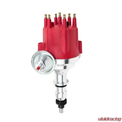 Top Street Performance Pro Series Ready to Run Distributor; Ford L6 (240-300); Red - JM7728R